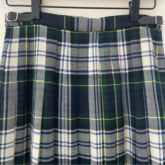 Edinburgh Woollen Mill tartan plaid pleated kilt skirt - Picture 4 of 6